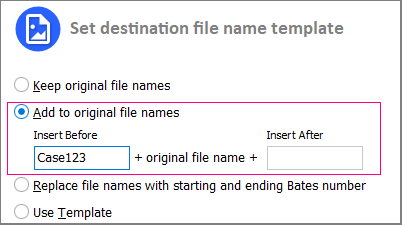 Option 2: set destination filename