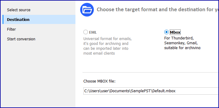 mbox email format